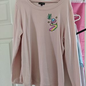 Goodbye forever pink sweater